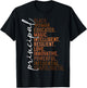 Black History Month Principal Blackity Melanin African Queen T-Shirt - T-Shirt | Black