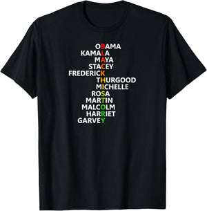 Black History Month Leaders Black History Month T-Shirt - T-Shirt | Black