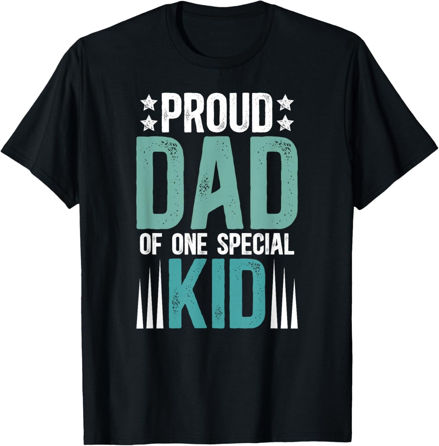 Proud Dad Special Needs Dad Special Needs Father T-Shirt - T-Shirt | Black