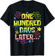 One Hundred Days Later Funny 100 Days of School Teacher Kids T-Shirt - T-Shirt | Black