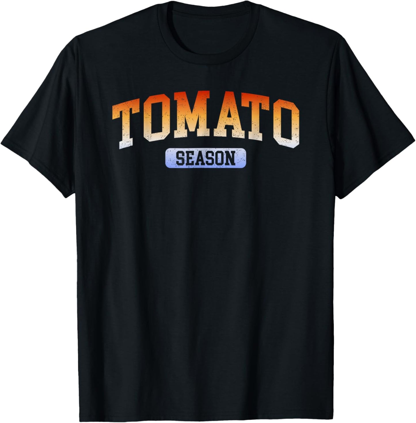 Tomato Season Retro Vintage T-Shirt - T-Shirt | Black