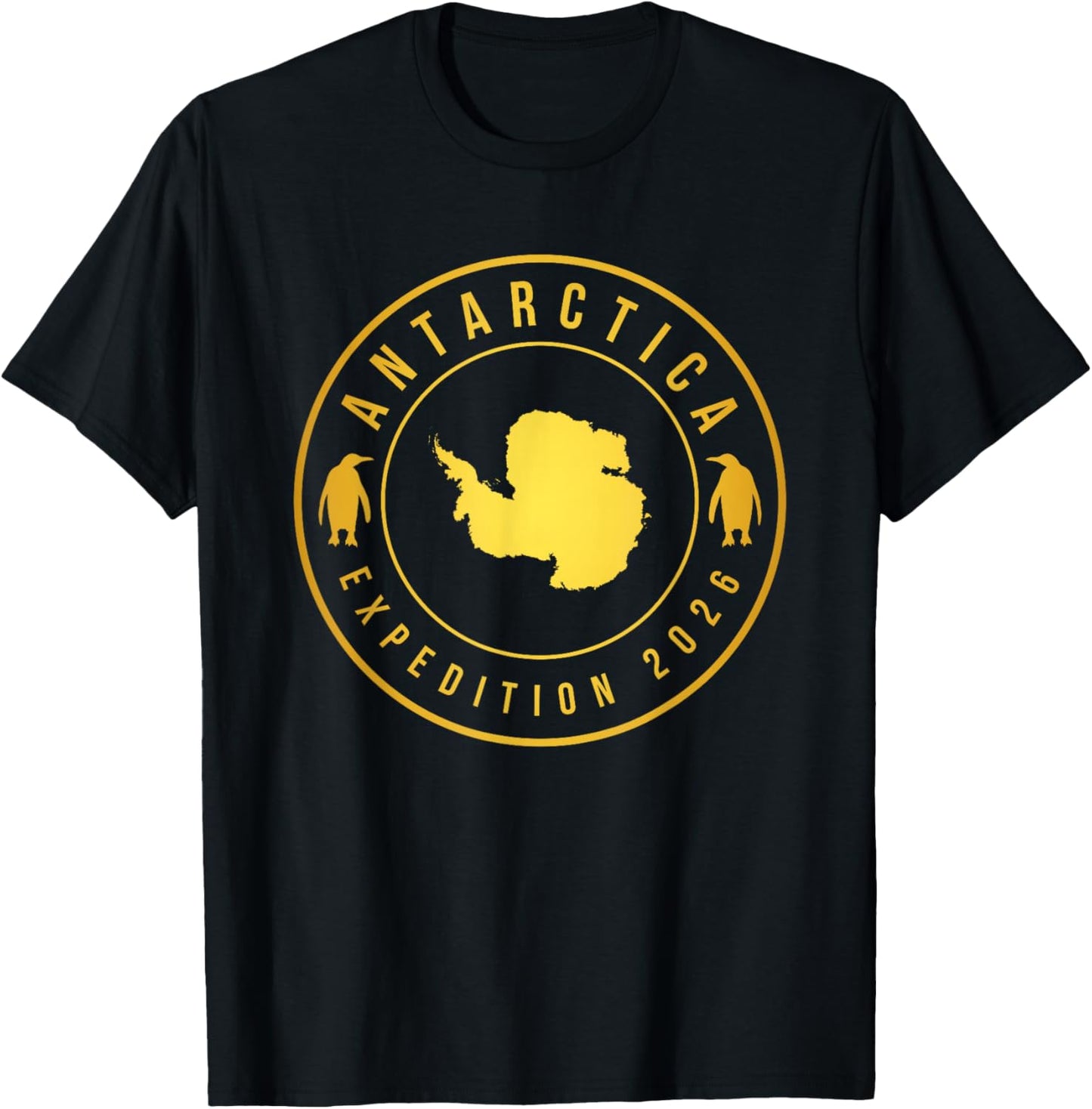 Antarctica Expedition 2026 - Retro Souvenir T-Shirt - T-Shirt | Black