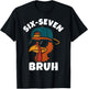 67 Thanksgiving Meme Funny Six Seven Bruh Turkey Boys Kids T-Shirt - T-Shirt | Black
