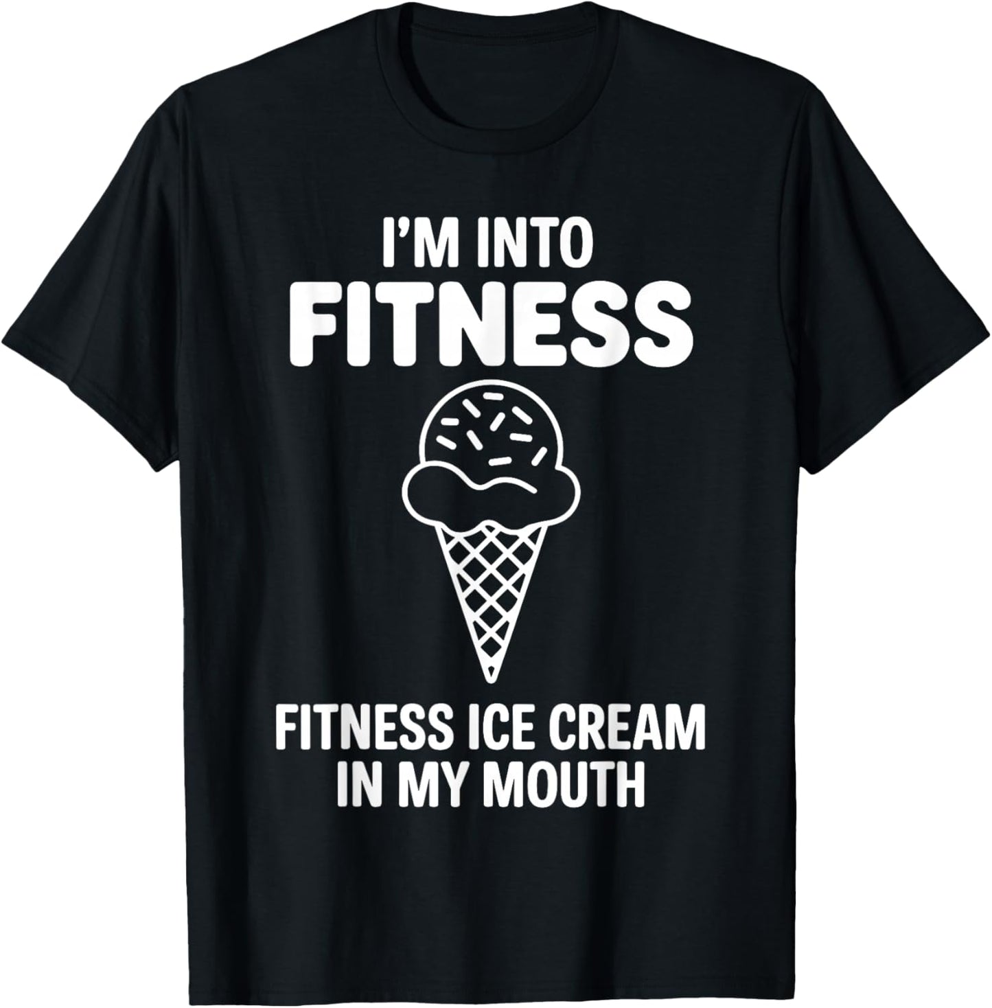 Funny Ice Cream Art Women Kids Dessert Ice Cream T-Shirt - T-Shirt | Black