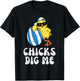 Easter Chick Egg Chicks Dig Me Cute Toddler Boys Kids Men T-Shirt - T-Shirt | Black