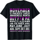 Support Squad Pancreatic Cancer Awareness Products Gifts T-Shirt - T-Shirt | Black