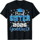 Super Proud Sister of 2026 Graduate Senior Graduation Family T-Shirt - T-Shirt | Black