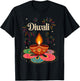 Happy Diwali Deepavali Hindu Indian Festival of Lights T-Shirt - T-Shirt | Black