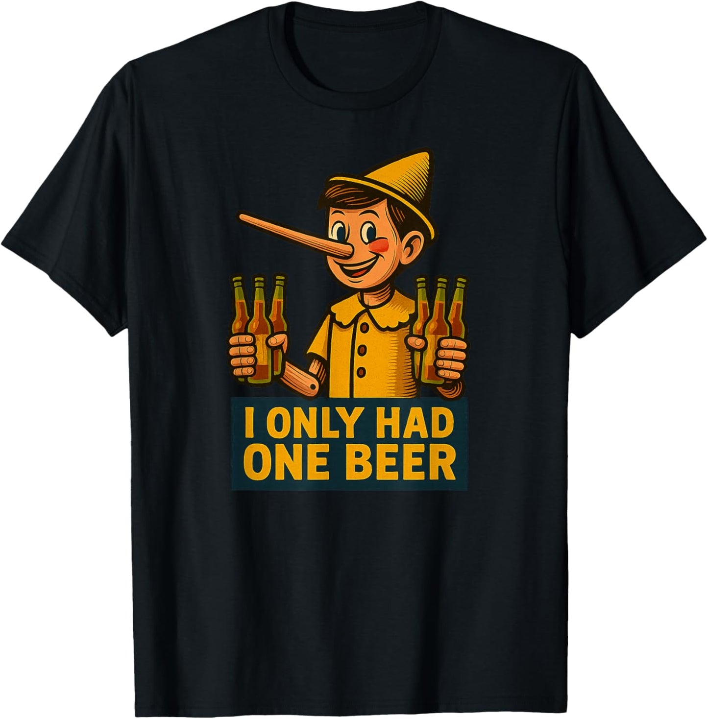 Boozy Beer Drinking Funny Party Liar Octoberfest Oktoberfest T-Shirt - T-Shirt | Black