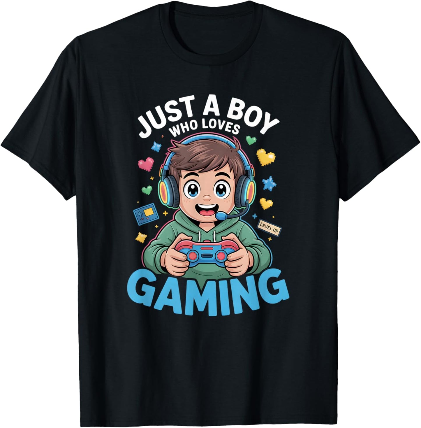 Boys Gaming T-Shirt - T-Shirt | Black