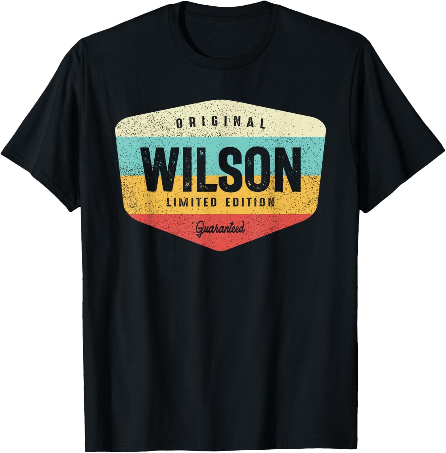 Wilson Personalized Name - Wilson T-Shirt - T-Shirt | Black