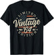 Vintage 1964 Limited Edition USA Flag 62nd Birthday T-Shirt - T-Shirt | Black