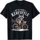 Off to Cause a Kerfuffle Raccoon on Bike T-Shirt - T-Shirt | Black