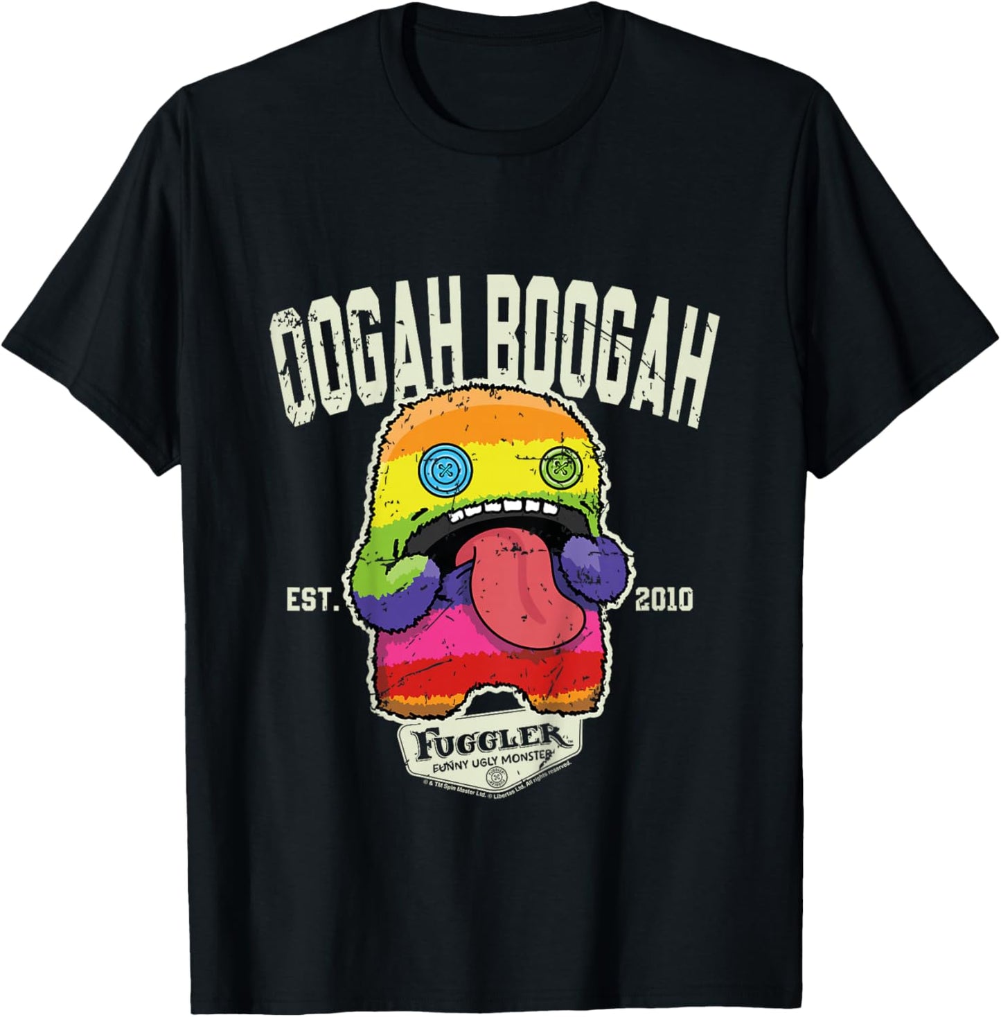 Fuggler Oogah Boogah Laboratory Misfits College Sports Kids T-Shirt - T-Shirt | Black