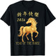 Chinese New Year 2026 Year of The Horse Men Kids T-Shirt - T-Shirt | Black