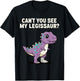 Funny Broken Leg Dinosaur Shirt, Can’t You See My Legisaur T-Shirt - T-Shirt | Black