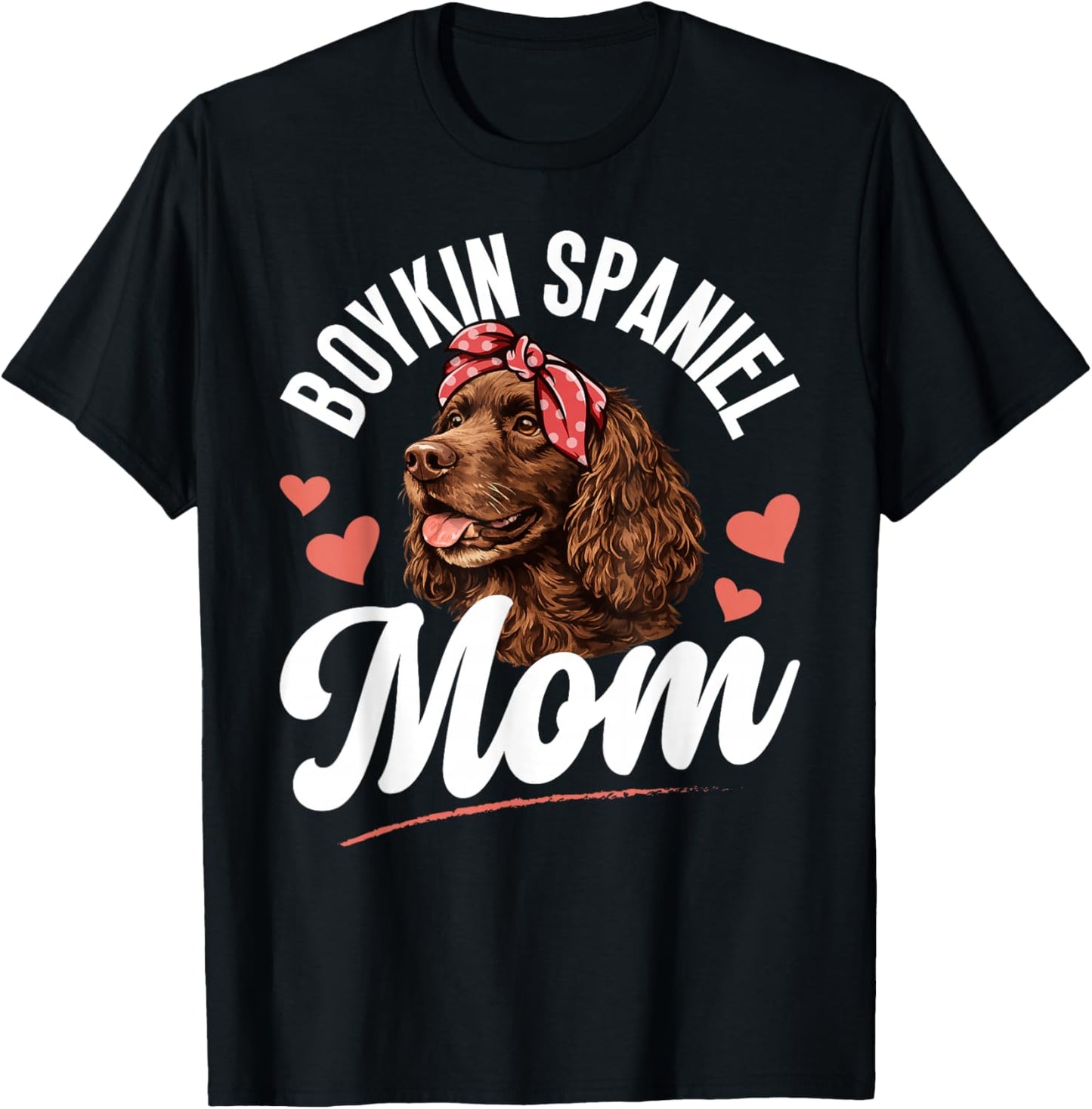 Boykin Spaniel Mom Boykin Spaniel Owner T-Shirt - T-Shirt | Black