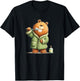 Cute Teeth Brushing Teddy Bear Graphic for Boys and Girls T-Shirt - T-Shirt | Black