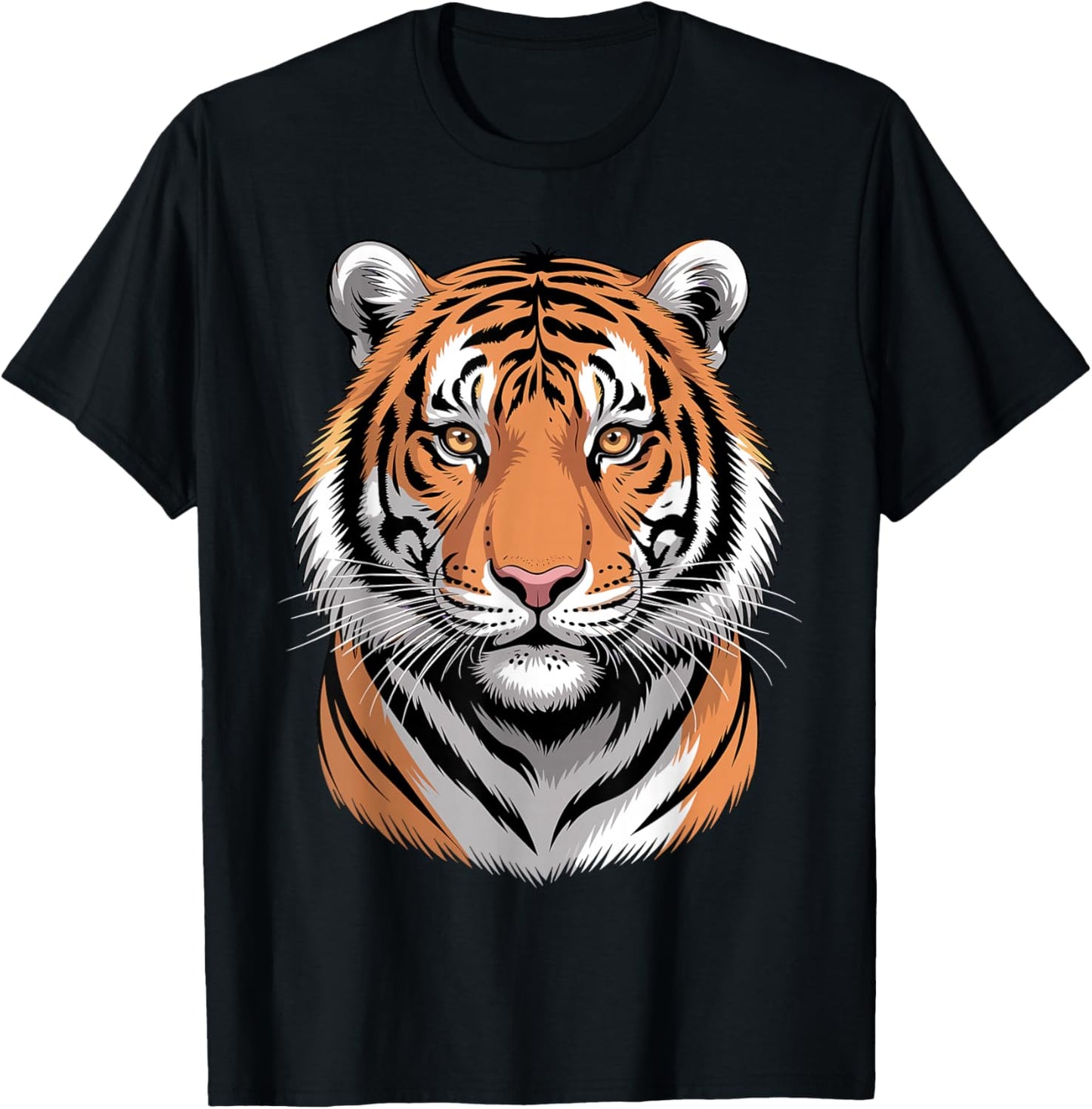 Cool Tiger Design Women Siberian Tiger Lover Tiger T-Shirt - T-Shirt | Black