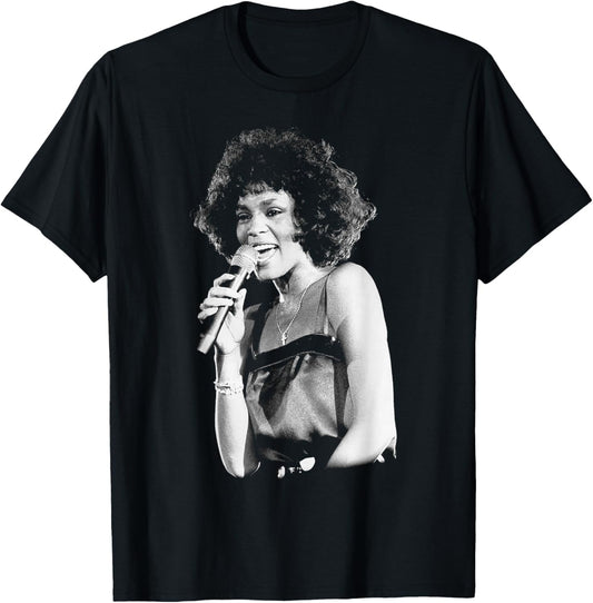 Whitney Houston Live Where Do Broken Hearts Go 1988 T-Shirt - T-Shirt | Black