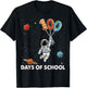 100 Days of School Astronaut Space 100th Day of School Boys T-Shirt - T-Shirt | Black