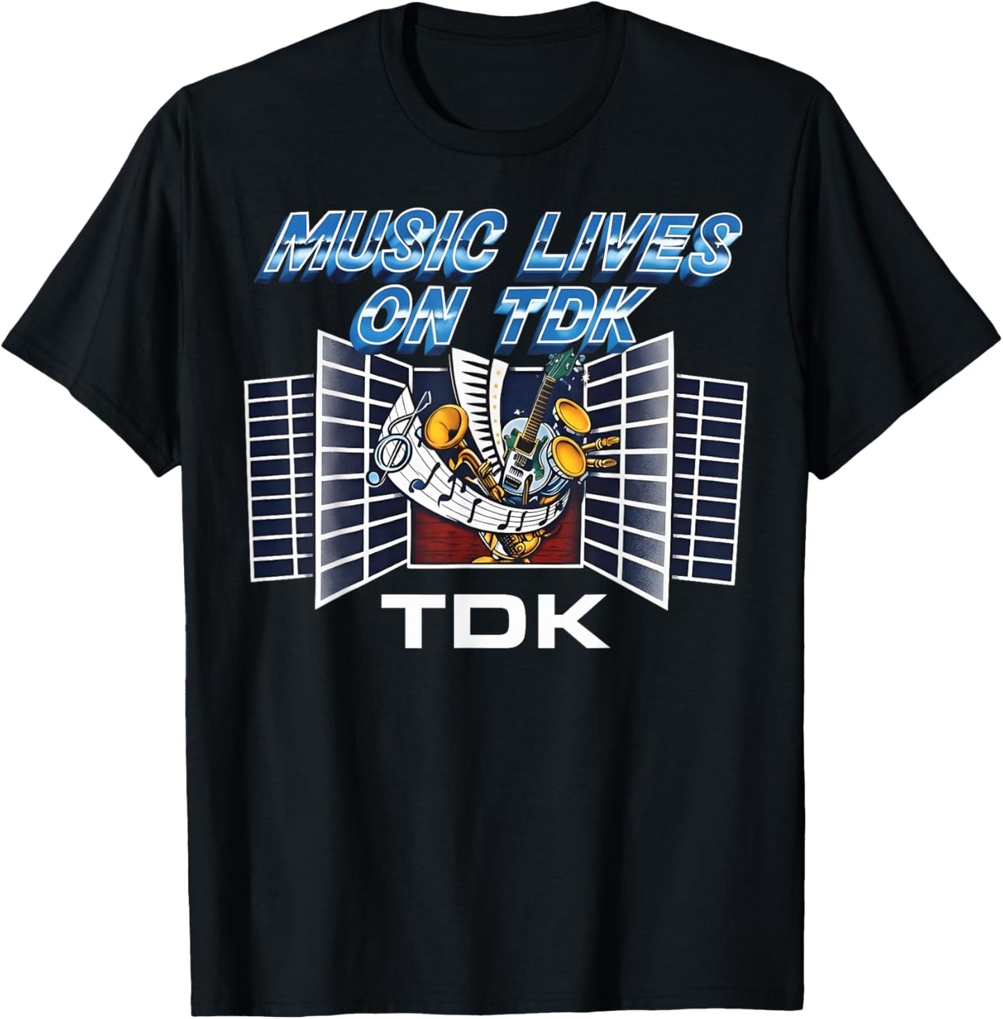Vintage 80s TDK T-Shirt - T-Shirt | Black