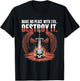 Make No Peace with Evil Archangel Michael Jesus God T-Shirt - T-Shirt | Black