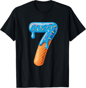 Funny 67 Ice Cream Drip Meme Matching Group Costume T-Shirt - T-Shirt | Black