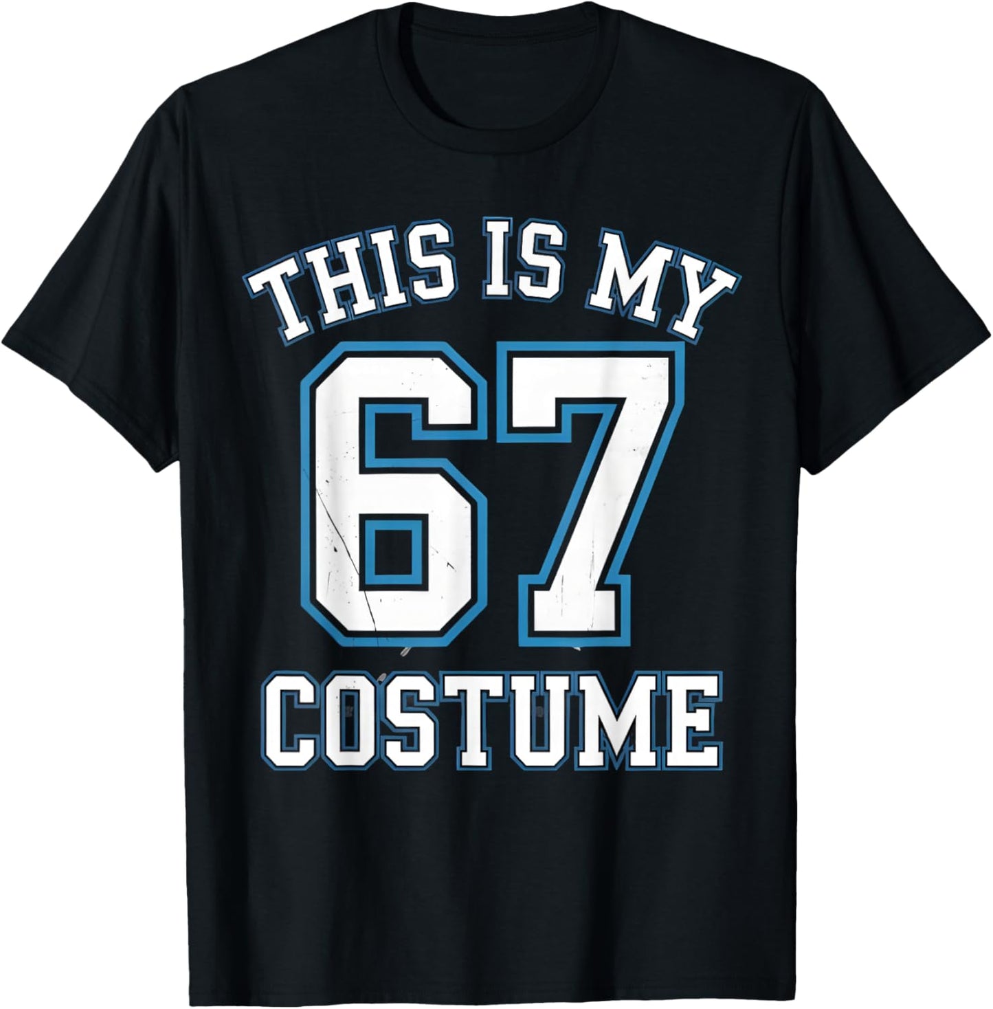 This is My 67 Costume Lazy Brainrot Meme Boys Kids T-Shirt - T-Shirt | Black