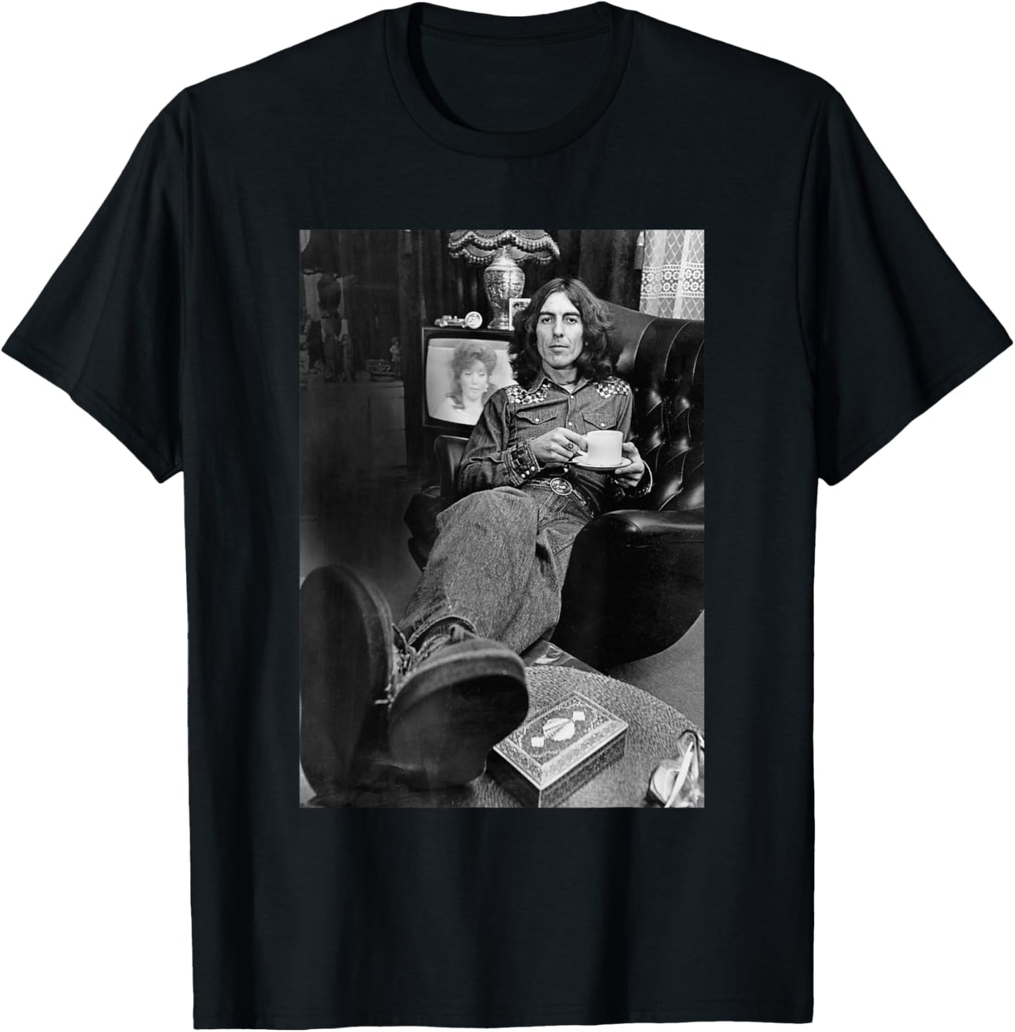 The Beatles George Harrison My Sweet Lord 1976 T-Shirt - T-Shirt | Black