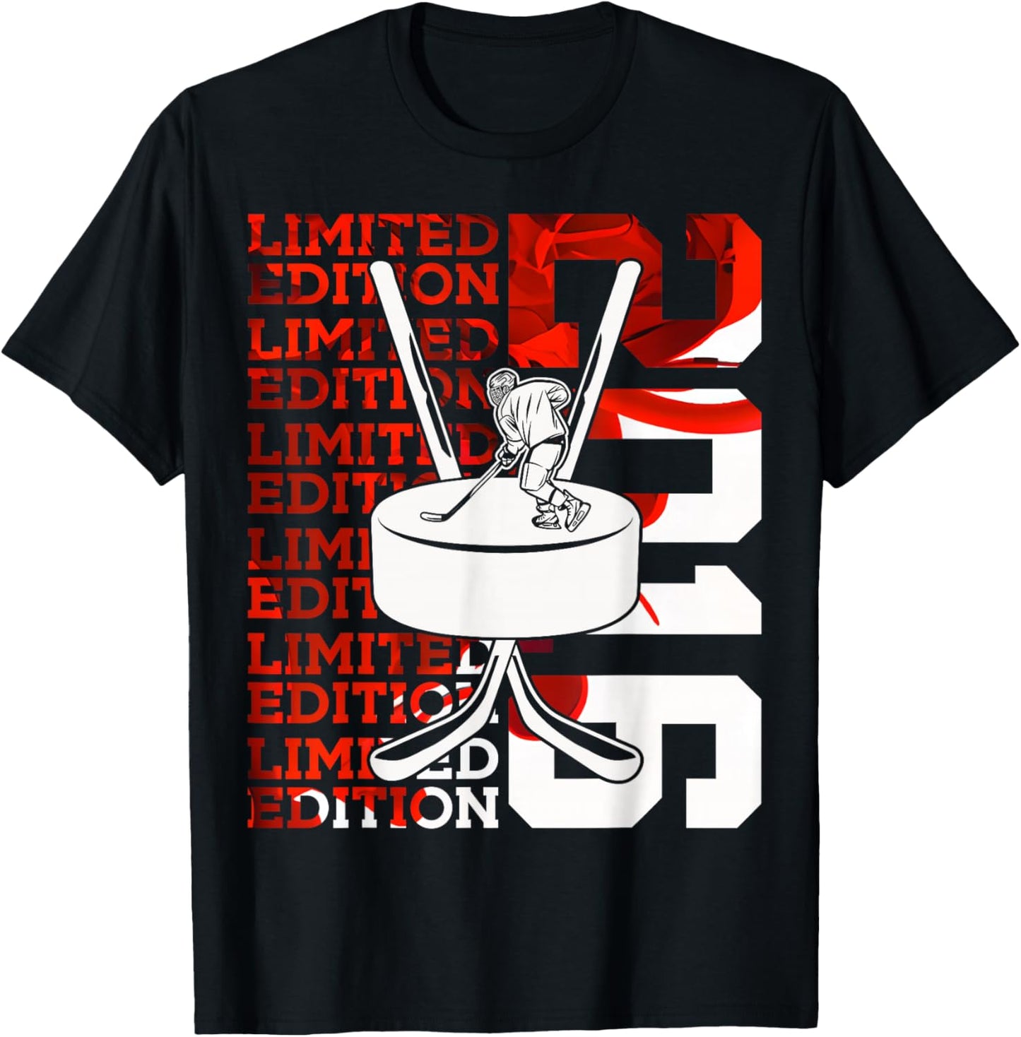 Limited Edition 2016 ICE Hockey 10TH Birthday T-Shirt - T-Shirt | Black