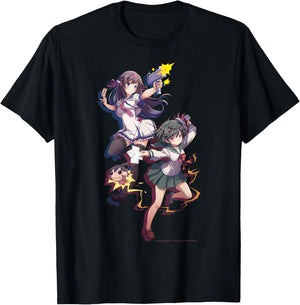 GalGun Double Peace 001 Shinobu & Maya T-Shirt - T-Shirt | Black