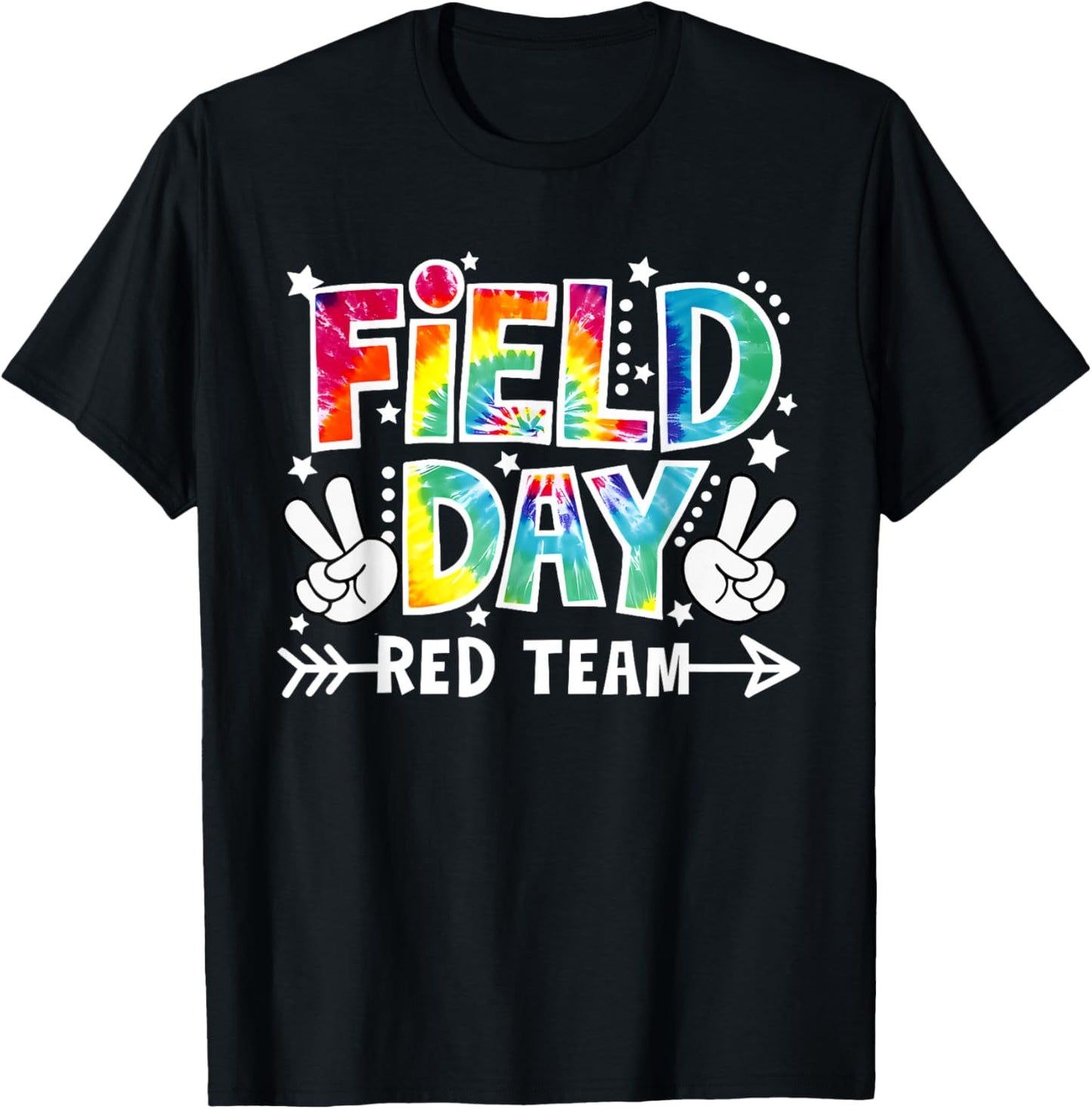 Field Day Red Team Funny for Teacher Kids Field Day Games T-Shirt - T-Shirt | Black