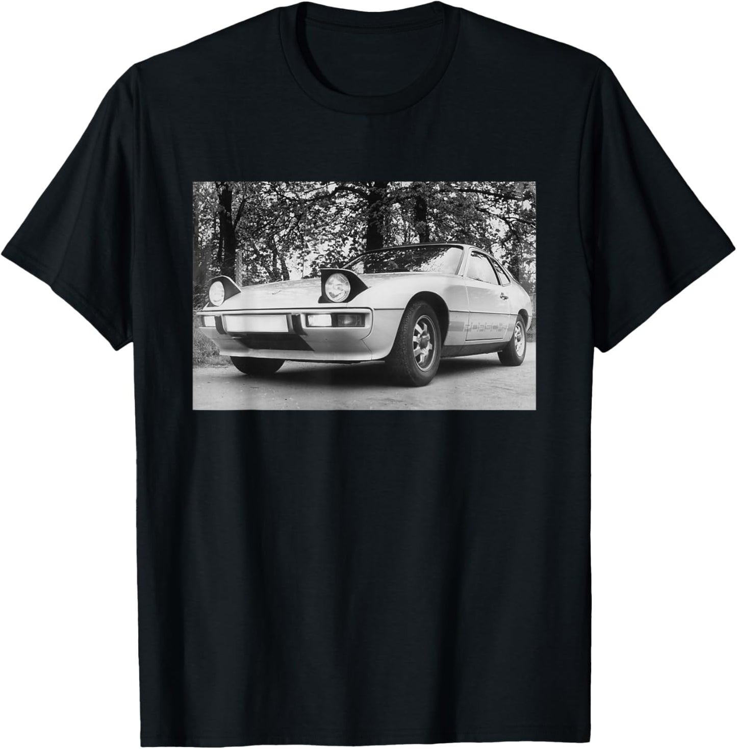 Porsche 924 Sports Car 1977 T-Shirt - T-Shirt | Black