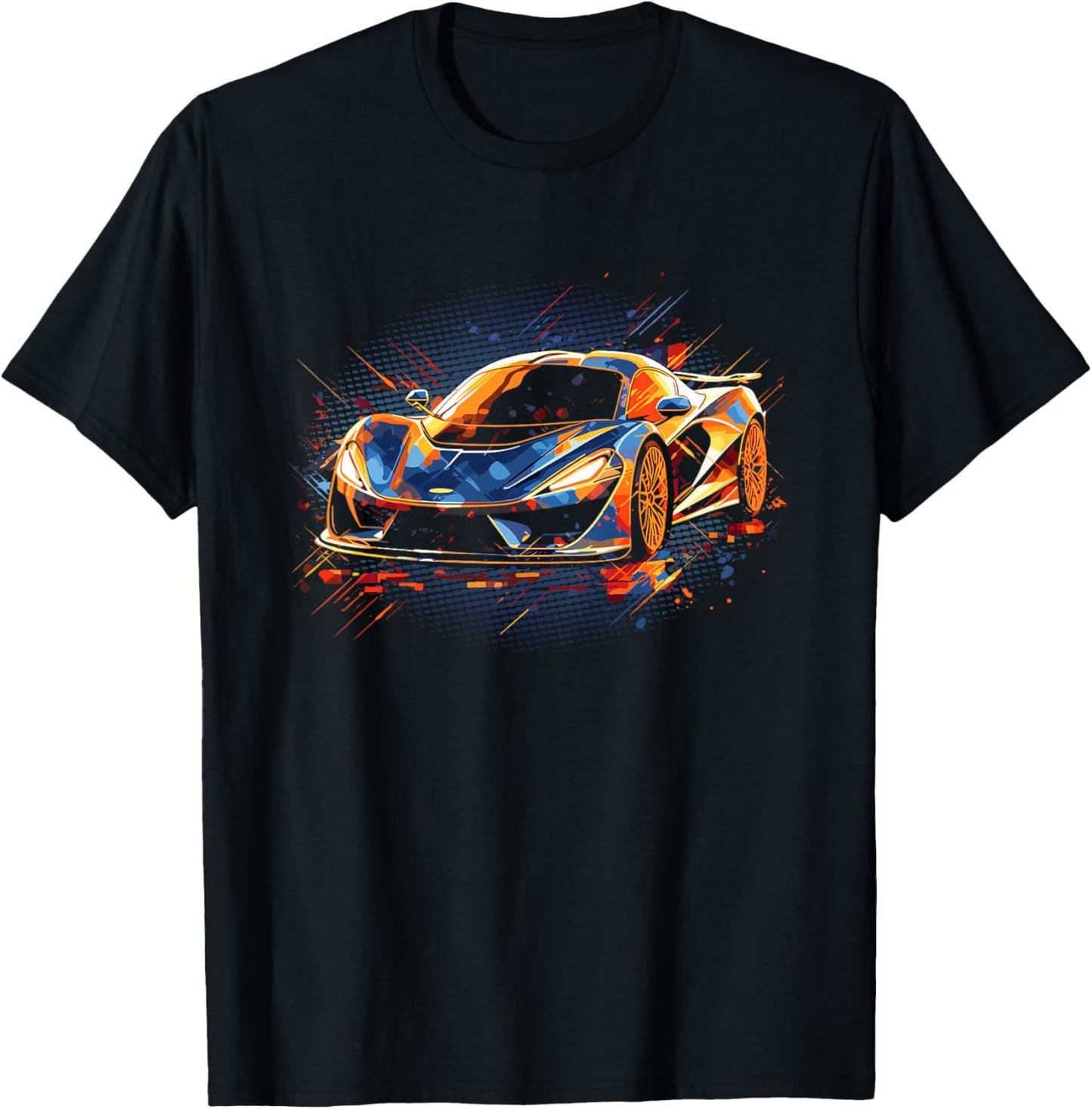 Kids Sports Car Supercar T-Shirt - T-Shirt | Black