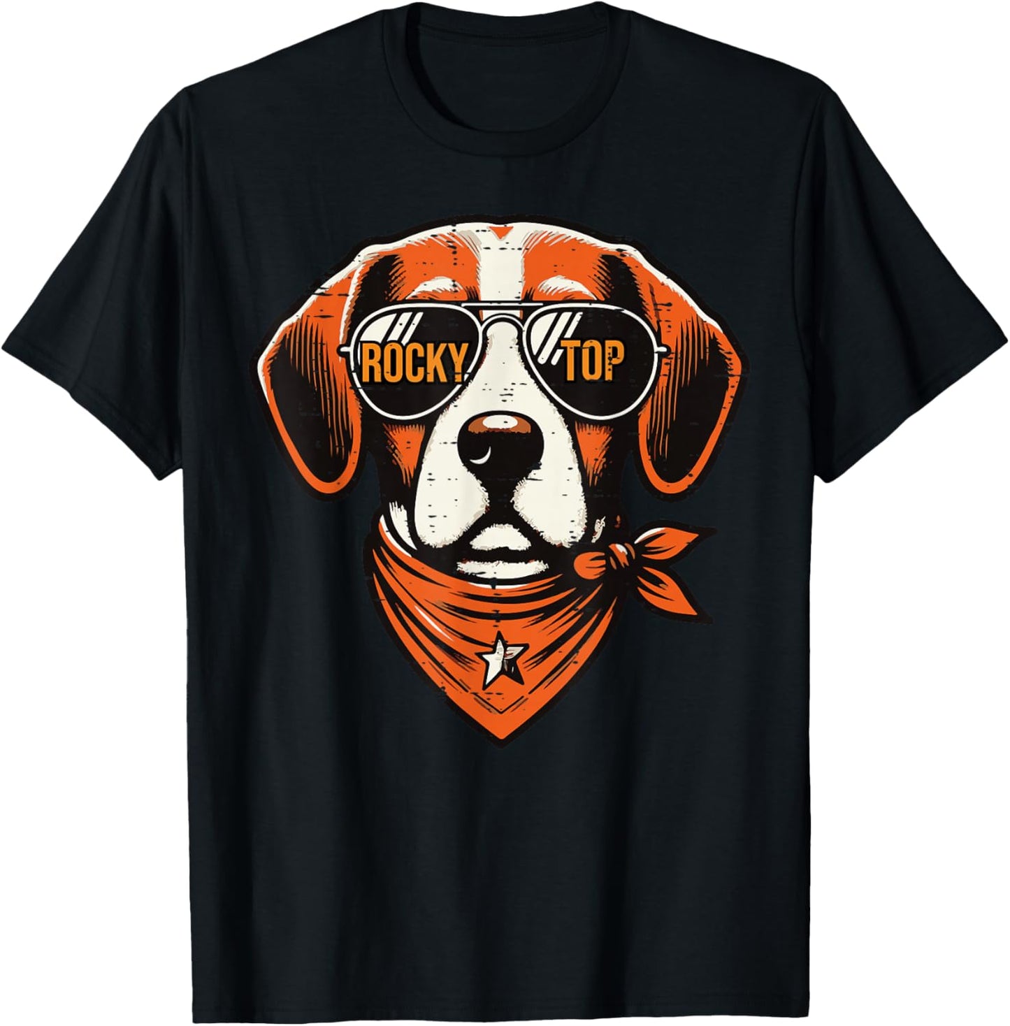 Tennessee Dog Girls Youth Teen Kids Men Boys Women T-Shirt - T-Shirt | Black