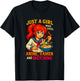 Just a Girl who Loves Anime Ramen and Sketching T-Shirt - T-Shirt | Black