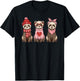 Retro Ferret Cute Valentine T-Shirt - T-Shirt | Black