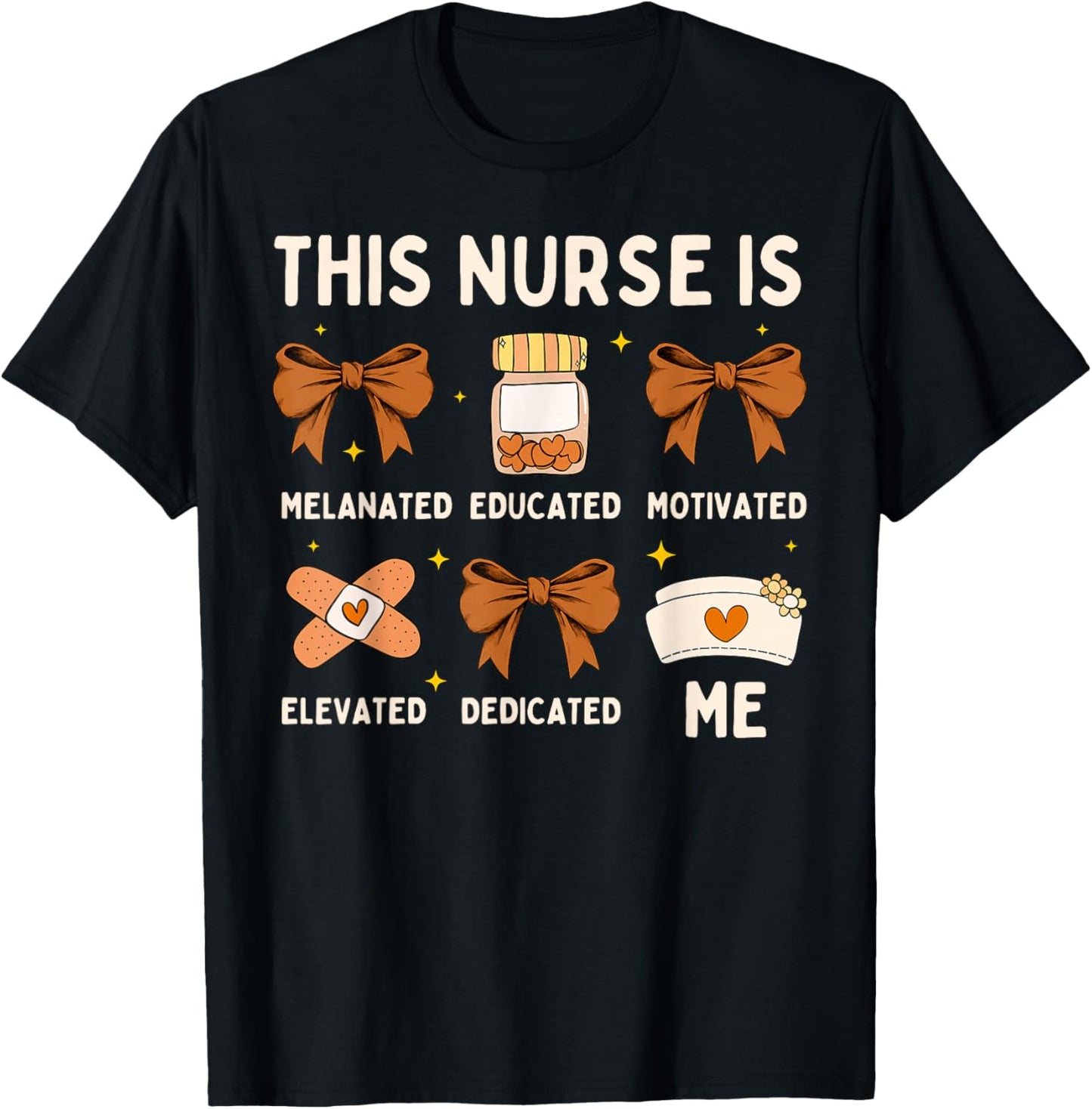 Black History Month African American Nurse for Melanin Women T-Shirt - T-Shirt | Black