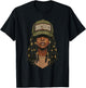 Retro Unbothered Black Women Camo, Black History Month Women T-Shirt - T-Shirt | Black