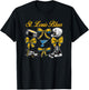 St. Louis Blues Bows Royal Officially Licensed T-Shirt - T-Shirt | Black
