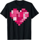 Valentines Day Heart Building Blocks Bricks Boys Kid Toddler T-Shirt - T-Shirt | Black