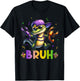 Mardigator Alligator Bruh Mardi Gras Costume Teens Boys Kids T-Shirt - T-Shirt | Black