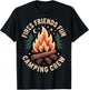 Fires Friends Fun Camping Crew T-Shirt - T-Shirt | Black