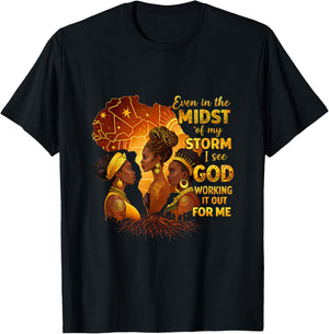 Queen Dope Blessed Afrocentric Melanin Black History Pride T-Shirt - T-Shirt | Black