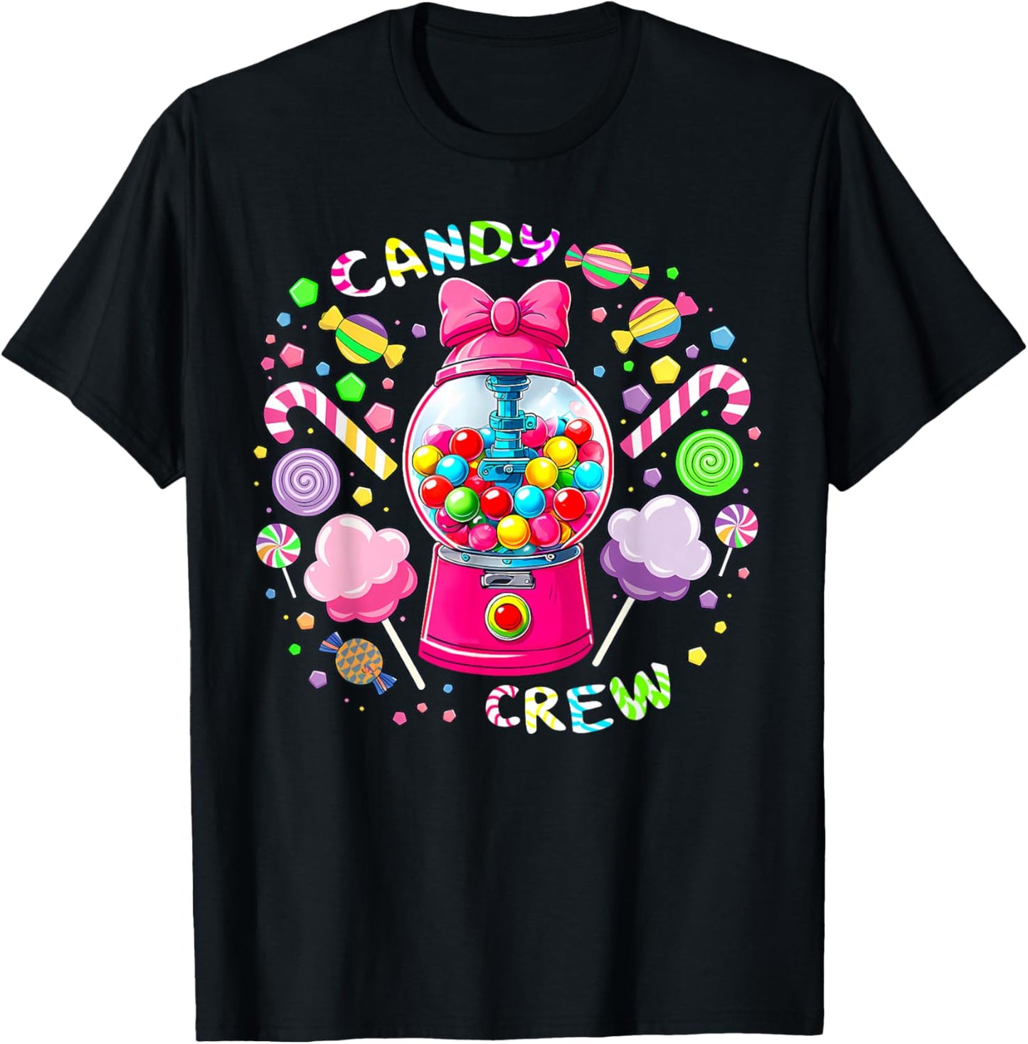 Candy Crew Candy Costume Women Candy Land Sweetie T-Shirt - T-Shirt | Black