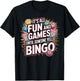 Bingo Player It's All Fun and Games Until Someone Yells T-Shirt - T-Shirt | Black
