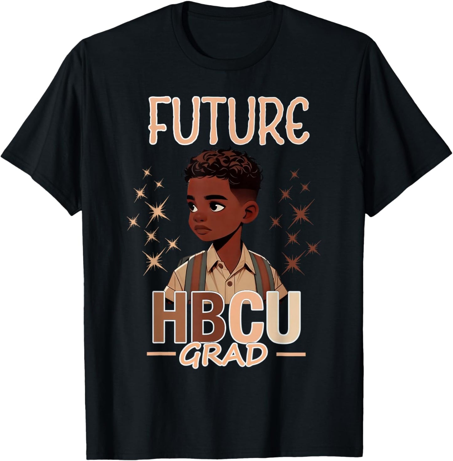Future HBCU Grad Graduation Boy T-Shirt - T-Shirt | Black