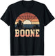 Boone Family Name I Love Boone 80's Vintage NC Retro T-Shirt - T-Shirt | Black
