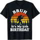 Bruh It's My 10th Birthday Funny Bigfoot 10 Birthday T-Shirt - T-Shirt | Black